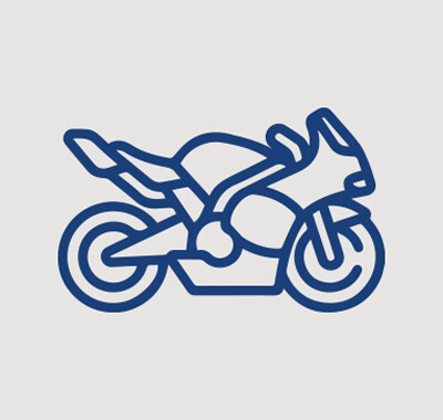 Fahrzeugangebot-gemaltes Motorrad